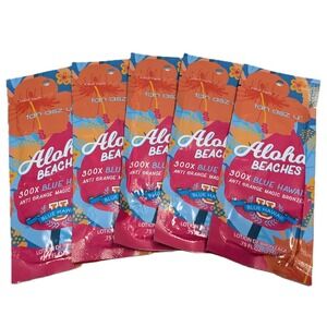 Tan Asz U Aloha Beaches 300X Blue Hawaii Anti Orange Magic Bronzer 5 Packets